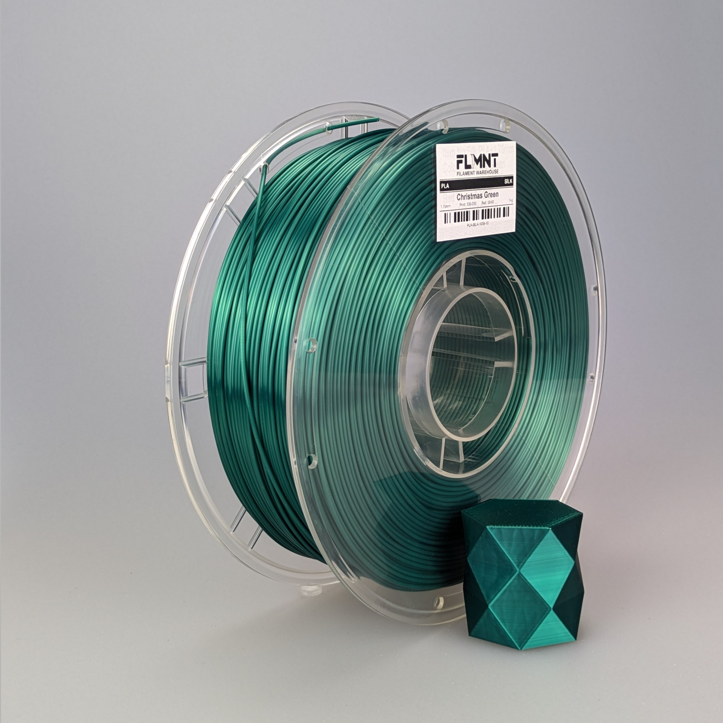 PLA Silk Christmas Green (Demo - 0.9kg)