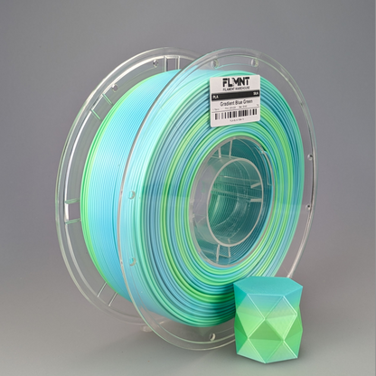 PLA Silk Gradient Blue Green (Demo - 0.9kg)