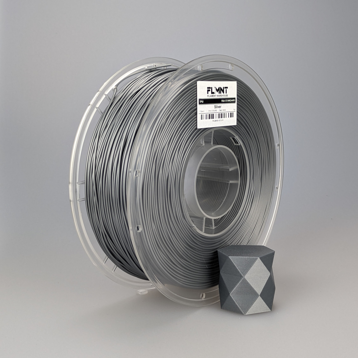 TPU 95A Standard Silver (Demo - 0.9kg)